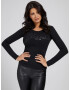 GUESS Tricou 'RAISA' negru / alb - Pled.ro