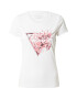 GUESS Tricou rosé / negru / alb - Pled.ro