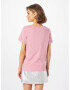 GUESS Tricou roz / alb - Pled.ro