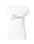 GUESS Tricou roz / argintiu / alb - Pled.ro