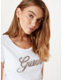 GUESS Tricou roz / argintiu / alb - Pled.ro