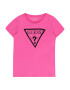 GUESS Tricou roz deschis / negru - Pled.ro