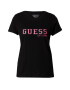 GUESS Tricou roz / negru - Pled.ro