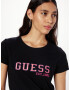 GUESS Tricou roz / negru - Pled.ro