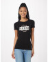 GUESS Tricou roz pastel / negru / alb - Pled.ro