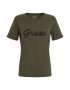 GUESS Tricou verde / negru / argintiu - Pled.ro