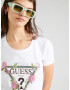 GUESS Tricou verde / roz / negru / alb - Pled.ro