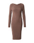 Guido Maria Kretschmer Women Rochie tricotat 'Elli' gri taupe - Pled.ro