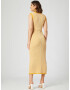 Guido Maria Kretschmer Collection Rochie tricotat 'Vianne' galben / alb - Pled.ro