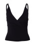 Guido Maria Kretschmer Collection Top brodat 'Camilla' negru - Pled.ro