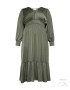 Guido Maria Kretschmer Curvy Rochie 'Regina' verde - Pled.ro