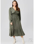 Guido Maria Kretschmer Curvy Rochie 'Regina' verde - Pled.ro