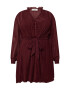 Guido Maria Kretschmer Curvy Rochie tip bluză 'Hilka' roșu burgundy - Pled.ro