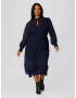 Guido Maria Kretschmer Curvy Rochie tip bluză 'Thassia' bleumarin - Pled.ro