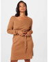 Guido Maria Kretschmer Curvy Rochie tricotat 'Gesa' maro caramel - Pled.ro