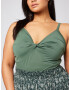 Guido Maria Kretschmer Curvy Top 'Rosie' verde smarald - Pled.ro