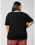 Guido Maria Kretschmer Curvy Tricou 'Elanor' negru - Pled.ro