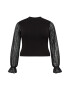 Guido Maria Kretschmer Curvy Tricou 'Emilia' negru - Pled.ro