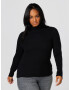 Guido Maria Kretschmer Curvy Collection Tricou 'Saskia' negru - Pled.ro