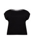 Guido Maria Kretschmer Curvy Collection Tricou 'Sastra' negru - Pled.ro