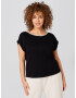 Guido Maria Kretschmer Curvy Collection Tricou 'Sastra' negru - Pled.ro