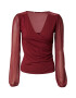 Guido Maria Kretschmer Women Tricou 'Edna' roșu burgundy - Pled.ro