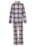 H.I.S Pijama albastru / lila / roz / alb - Pled.ro