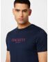 Hackett London Tricou bleumarin / fucsia - Pled.ro