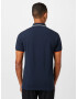 Hackett London Tricou 'SPEEDMASTER' bleumarin / portocaliu / alb - Pled.ro