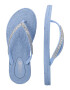 Hailys Flip-flops 'Fili' albastru fumuriu / argintiu - Pled.ro