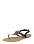 Hailys Flip-flops 'Ivy' negru / argintiu - Pled.ro