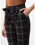 Hailys Pantaloni 'Emilia Check' maro / negru / alb - Pled.ro