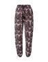 Hailys Pantaloni 'Roxy' albastru fumuriu / maro / negru / alb - Pled.ro