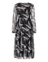 Hailys Rochie 'Camille' gri / negru / alb murdar - Pled.ro