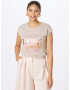 Hailys Tricou 'Andriana' bej deschis / maro / lila / roz pastel / negru - Pled.ro