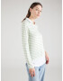 Hailys Tricou 'Li44nda' verde deschis / alb natural - Pled.ro