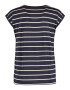 Hailys Tricou 'Piper' bleumarin / alb - Pled.ro