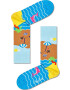 Happy Socks Șosete 'Wish You Were Here' azur / maro deschis / galben deschis / roșu - Pled.ro