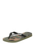 HAVAIANAS Flip-flops 'HAV. TOP CAMU' verde închis / negru / alb - Pled.ro