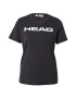 HEAD Tricou funcțional negru / alb - Pled.ro