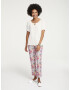 heine Pantaloni roz / alb - Pled.ro