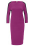 heine Rochie fucsia / negru - Pled.ro