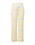 Helmstedt Pantaloni 'Mizu' albastru fumuriu / galben pastel / portocaliu pastel / alb murdar - Pled.ro