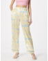 Helmstedt Pantaloni 'Mizu' albastru fumuriu / galben pastel / portocaliu pastel / alb murdar - Pled.ro