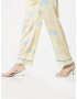 Helmstedt Pantaloni 'Mizu' albastru fumuriu / galben pastel / portocaliu pastel / alb murdar - Pled.ro