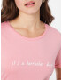 Herrlicher Tricou 'Kendall' roz / alb - Pled.ro