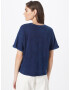 Herrlicher Tricou 'Stina' indigo / alb - Pled.ro