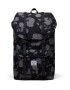 Herschel Rucsac 'Little America' gri închis / negru / alb - Pled.ro