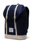 Herschel Rucsac 'Retreat' bej / albastru închis / negru / alb - Pled.ro