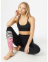 Hey Honey Pantaloni sport roz / roz pitaya / negru / alb - Pled.ro